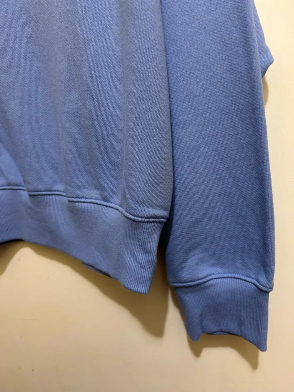 Wild Fable NWT Blue 1/2 Zip Pullover W/‘I love sports, no joke.' Embroidery, XXL - Picture 4 of 9